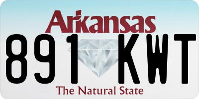 AR license plate 891KWT