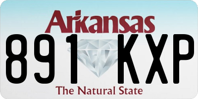 AR license plate 891KXP
