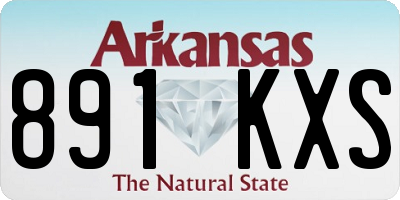 AR license plate 891KXS