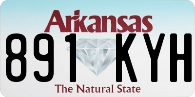 AR license plate 891KYH