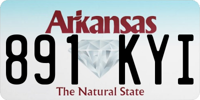 AR license plate 891KYI