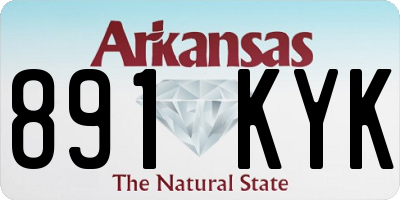 AR license plate 891KYK