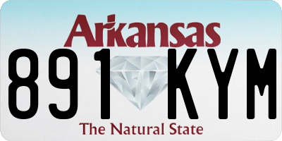 AR license plate 891KYM