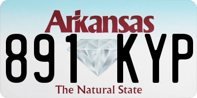AR license plate 891KYP