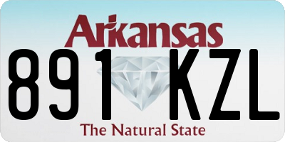 AR license plate 891KZL