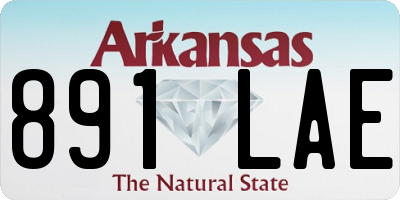 AR license plate 891LAE