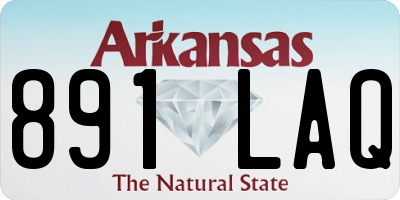 AR license plate 891LAQ