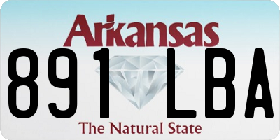 AR license plate 891LBA