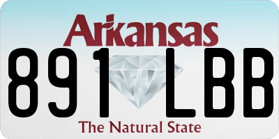 AR license plate 891LBB