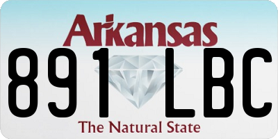 AR license plate 891LBC