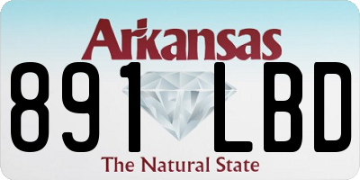 AR license plate 891LBD