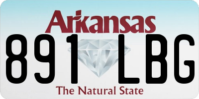 AR license plate 891LBG