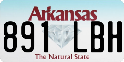 AR license plate 891LBH