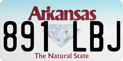 AR license plate 891LBJ