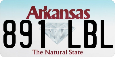 AR license plate 891LBL