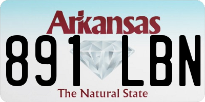 AR license plate 891LBN