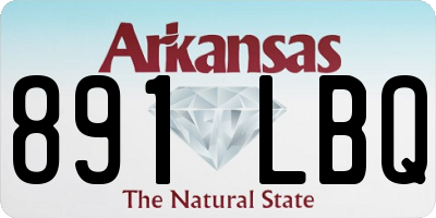 AR license plate 891LBQ