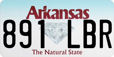 AR license plate 891LBR