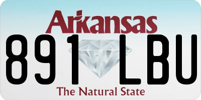 AR license plate 891LBU