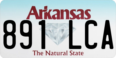 AR license plate 891LCA