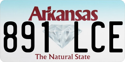 AR license plate 891LCE