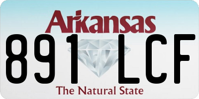AR license plate 891LCF