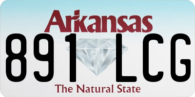 AR license plate 891LCG