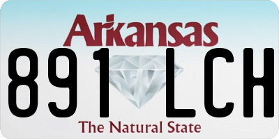 AR license plate 891LCH