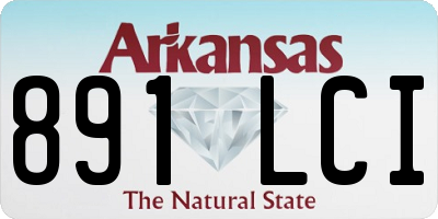AR license plate 891LCI