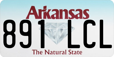 AR license plate 891LCL