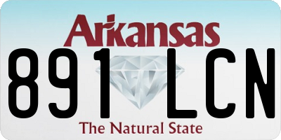 AR license plate 891LCN