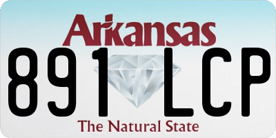 AR license plate 891LCP