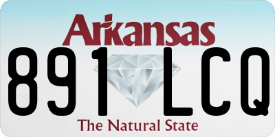 AR license plate 891LCQ