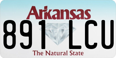 AR license plate 891LCU