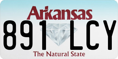 AR license plate 891LCY