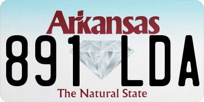 AR license plate 891LDA