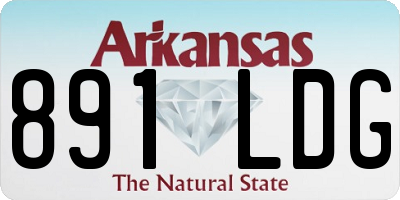 AR license plate 891LDG