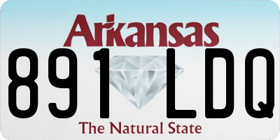 AR license plate 891LDQ