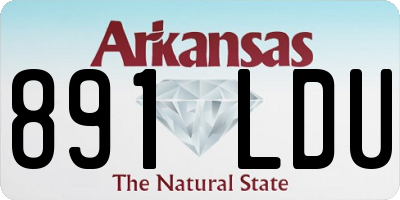 AR license plate 891LDU