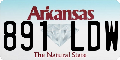 AR license plate 891LDW