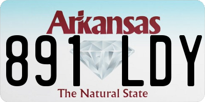 AR license plate 891LDY