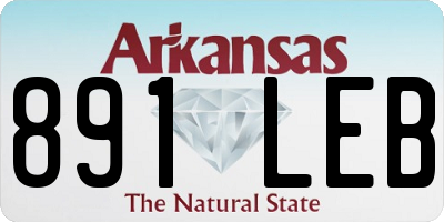 AR license plate 891LEB