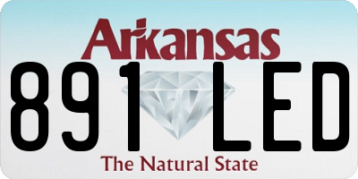 AR license plate 891LED