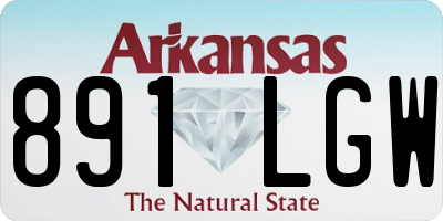 AR license plate 891LGW