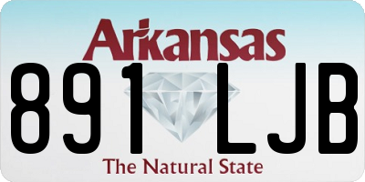 AR license plate 891LJB