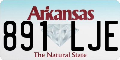 AR license plate 891LJE