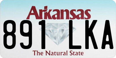 AR license plate 891LKA