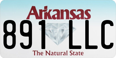 AR license plate 891LLC