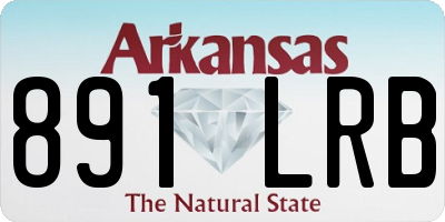 AR license plate 891LRB