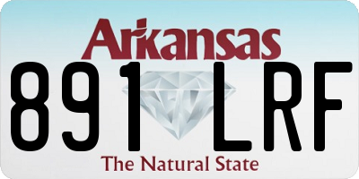 AR license plate 891LRF